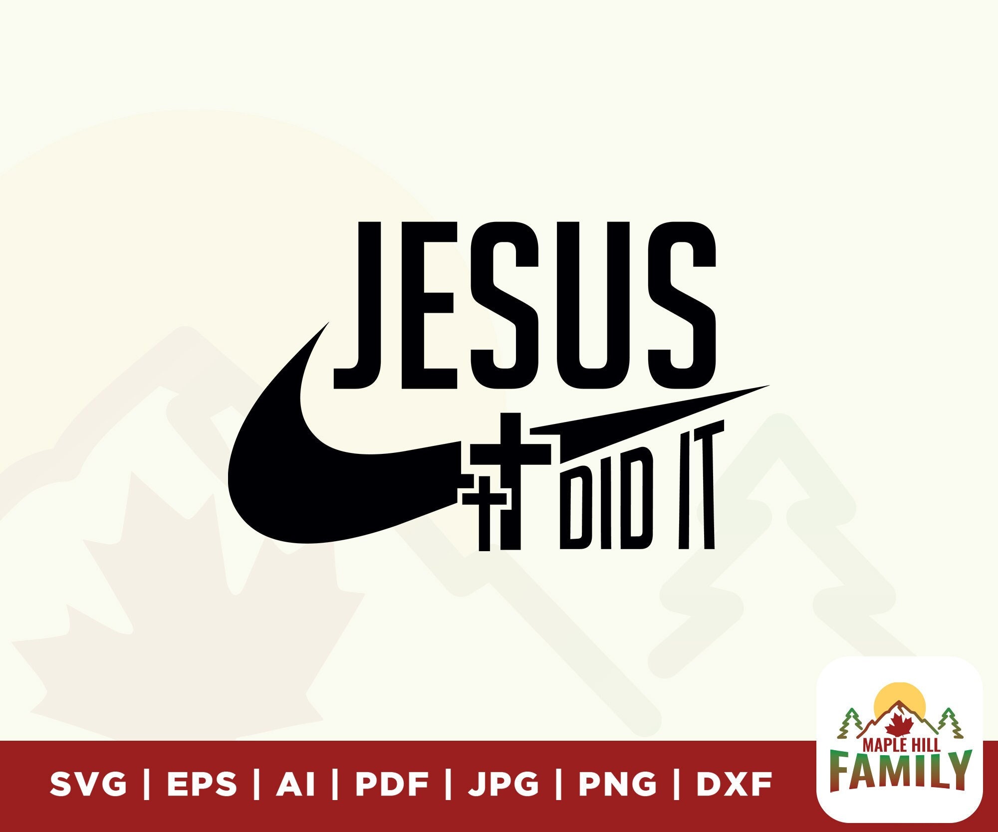 Nike jesus did clearance it