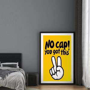 Impresión digital "You Got This" • Póster de empoderamiento • Arte de pared con cita inspiradora • Decoración genial para dormitorio • Decoración positiva para oficina
