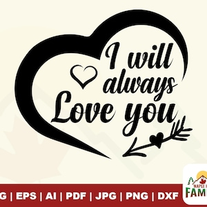 Siempre te amaré SVG, San Valentín SVG, Memorial Cardenal SVG, Memorial SVG, Cardenal SVG, Siempre contigo SVG, Recuerdo SVG,