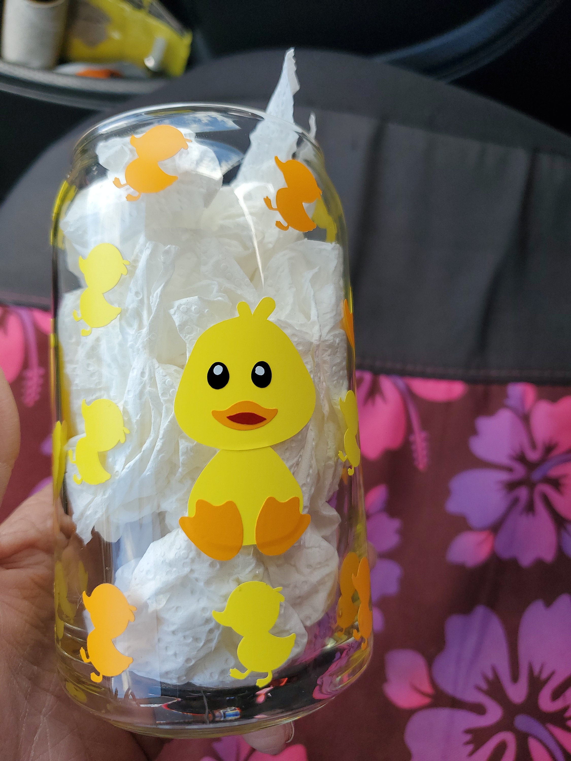 Glass Straw With Duck Charm – Decals And Daydreams