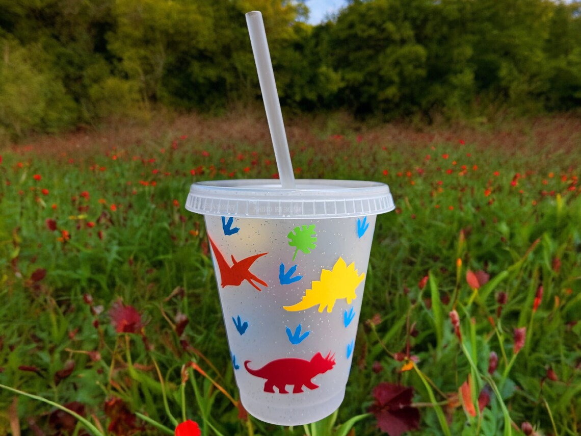 Dinosaur Cup 16oz Cup Dinosaur Tumbler Kids Cup Kids Tumbler Dino Gift ...