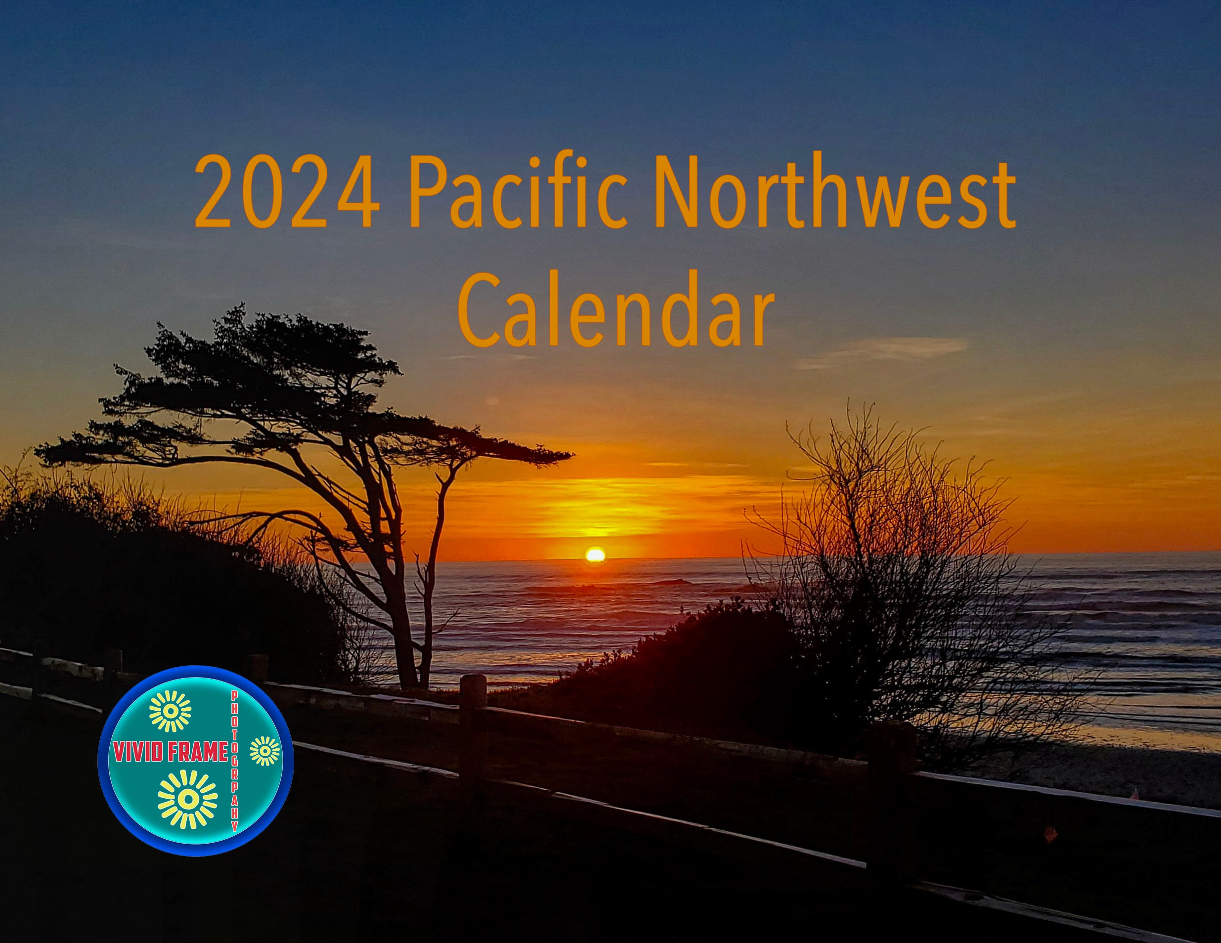 2024 Pacific Northwest 12month Calendar Etsy