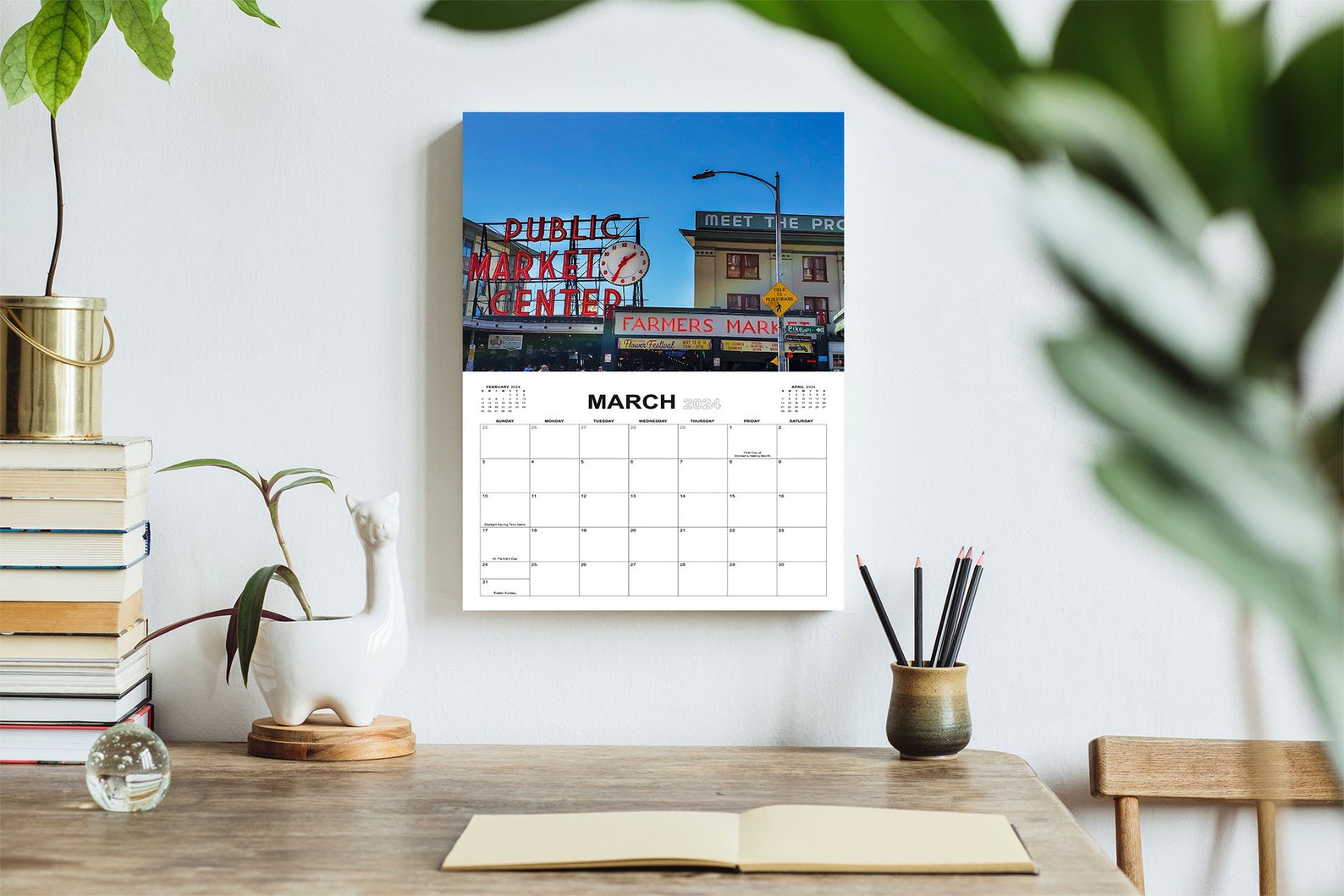 2024 Pacific Northwest 12 month Calendar Etsy