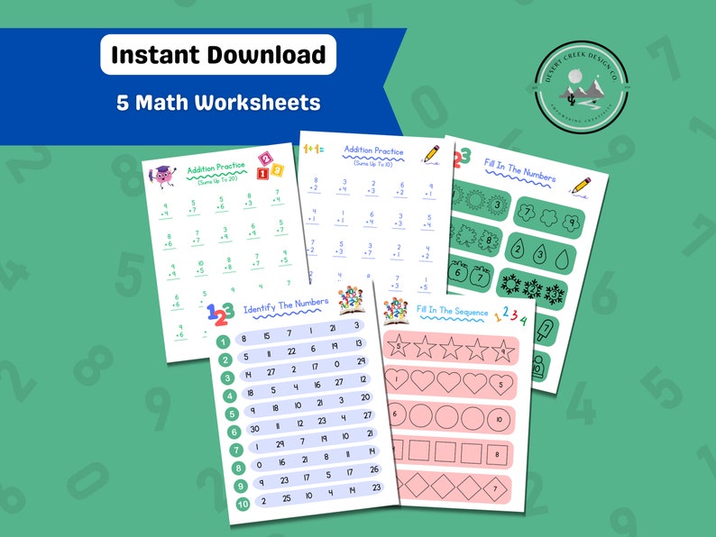 Math Worksheet - Math Worksheet for Kindergarten - Indentifying Numbers ...