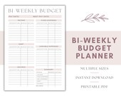 Biweekly Budget Template, Biweekly Budget Planner, Biweekly Budget Overview, Biweekly Budget Printable, Budget Tracker, Paycheck Budget PDF