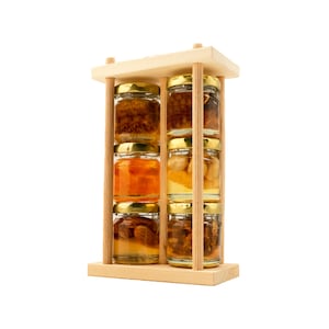 78,96/kg FOODOKO FINEST Honey Gift Set | 6 different flower honeys with nuts and fruits Acacia honey gift set (6x40g) tasting set