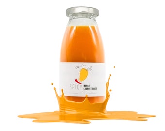 33,16/l FOODOKO FINEST - Spicy Mango Grillsauce | die perfekte Kombination aus fruchtiger Schärfe und Süße (250ml)