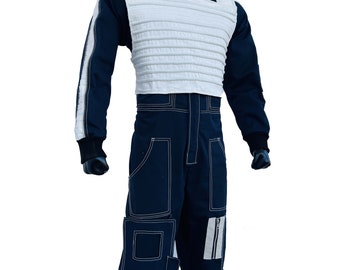 Inspired by Rogue One Blue Squadron Xwing Pilot , Luke Skywalker  Pilot  Blue Squardron suit with vest