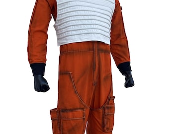 Inspired By Star wars Luke Skywalker Star Wars Rebel Pilot X Wings Costume with Vest