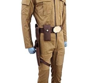 Inspired By Star Wars Luke Skywalker Bespin Empire Strikes Back Costume & Leather Belt