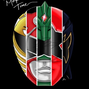 It&#39;s Morphin&#39; Time Art Print