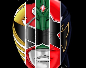 Es hora de Morphin Lámina artística