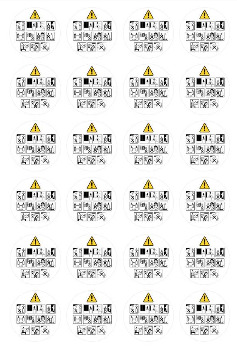 Planche de 24 étiquettes autocollantes AFNOR pour bougie. A partir de 0 ...