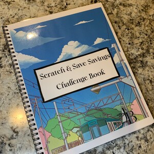 Scratch and Save Savings Challenge Book, Budget Book, Scratch Off Book