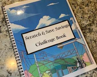 Scratch and Save Savings Challenge Book, Budget Book, Scratch Off Book