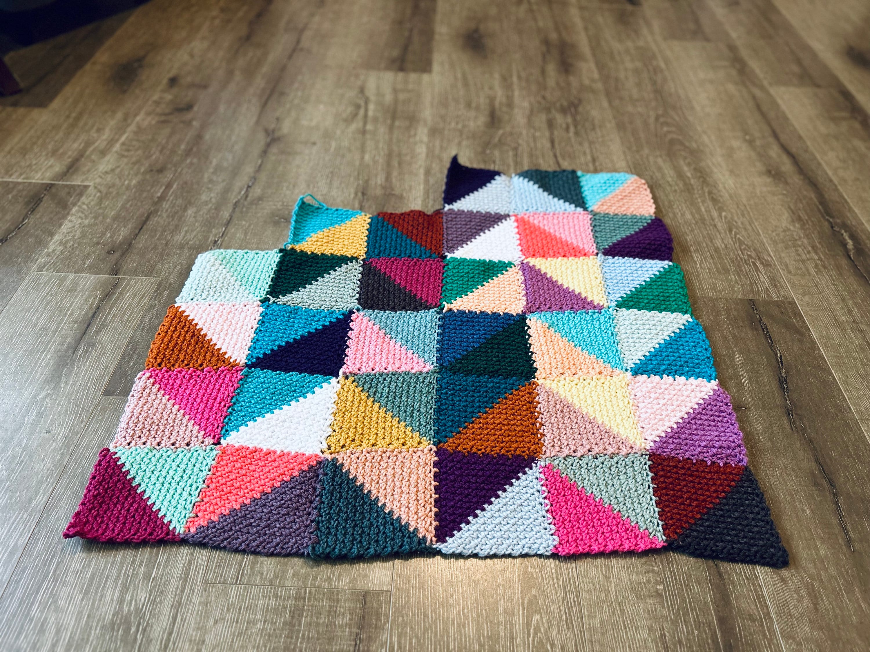 Patchwork Quilt Crochet Pattern Etsy