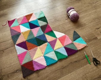 Patchwork Quilt Häkelanleitung