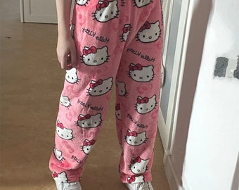 Kawaii Kitten Pyjama Bottoms | Kitten Pyjama Bottoms | Cute Pyjamas | Comfy Pyjama Bottoms | Kids Pyjamas