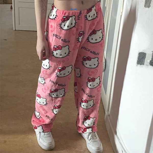 Kawaii Kitten Pyjama Bottoms | Kitten Pyjama Bottoms | Cute Pyjamas | Comfy Pyjama Bottoms | Kids Pyjamas