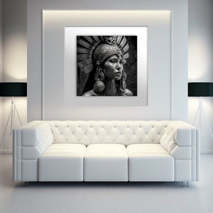 Inca Art #02 - Peruvian Goddess - Digital Download - AI Art