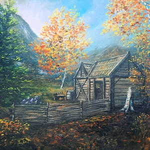 The Elder Spirals Skyrim Alchemist Shack limitierte signierte Kunstdruck