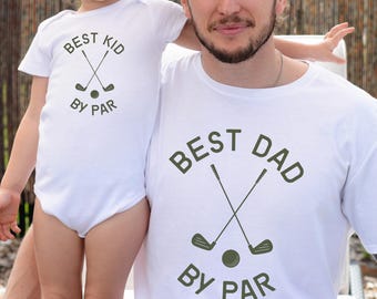 Golf Dad Matching Fathers Day Shirts, Gifts from Kids, Fathers Day Gift from Daughter Son, Daddy and Me, Gift for Dad, Golf Lover