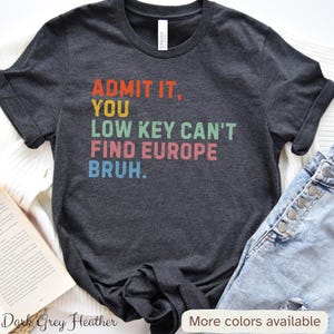 地理教師用シャツ、地理教師へのギフト、おもしろいBruh先生用Tシャツ、新学期用シャツ、新学期初日、地理教師