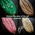 Boho Mix Braids Set – Handmade Senegalese Twists, Textured Braids & Loose End Braids, Custom Color Hair Extensions, Festival Bohemian Style product logo