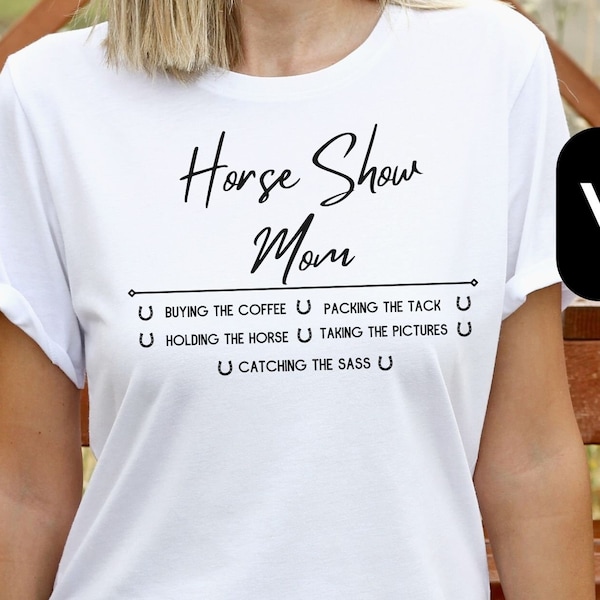 Horse Show Mom, Hunter Jumper, English Rider, Equestrian, Western Pleasure, Show Season Unisex Jersey Short Sleeve Tee