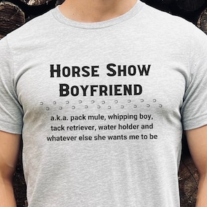 Equestrian boyfriend shirt online