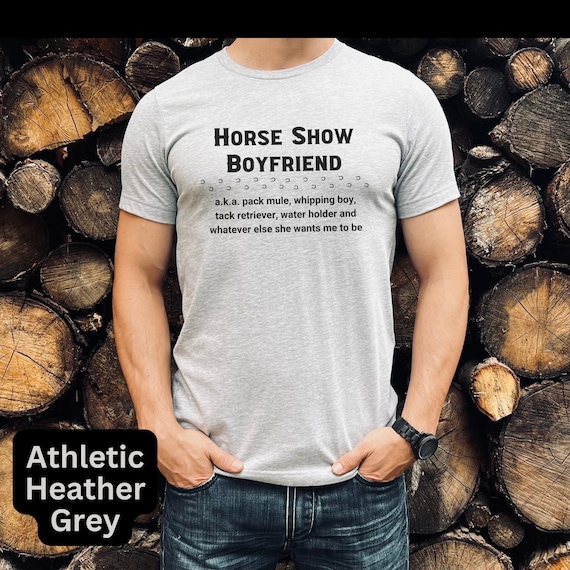 Equestrian top boyfriend shirt