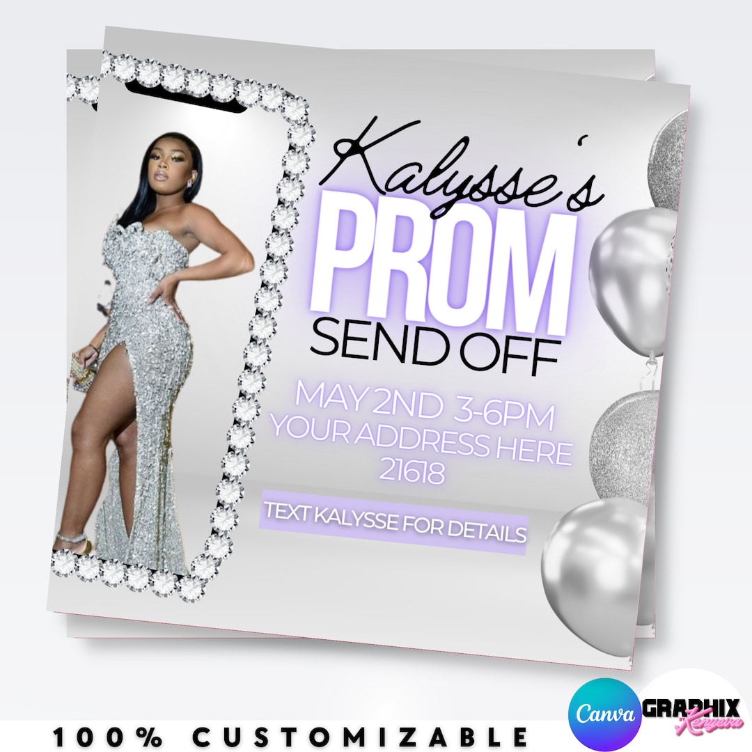 DIY Prom Send off Flyer Prom Invitation Prom Night Senior Etsy DIY Prom Send off Flyer Prom Invitation Prom Night Senior Etsy