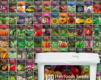 Complete Survival Garden Kit – 100 Seeds to Grow Food for Your Family