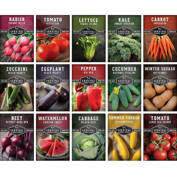 Heirloom Vegetable Garden Seeds: 15 Easy-to-Grow Varieties
