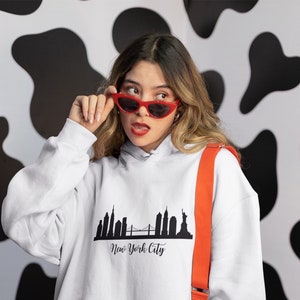 New York Hoodie | New York Unisex Hoodie,New York Lover Gift,Vintage Hoodie,New York College Style  Hoodie