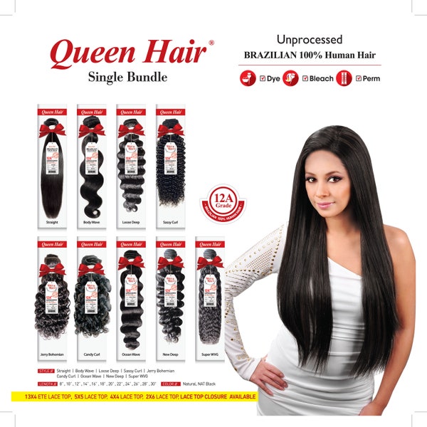 Queen Hair Brazilian Virgin Remy