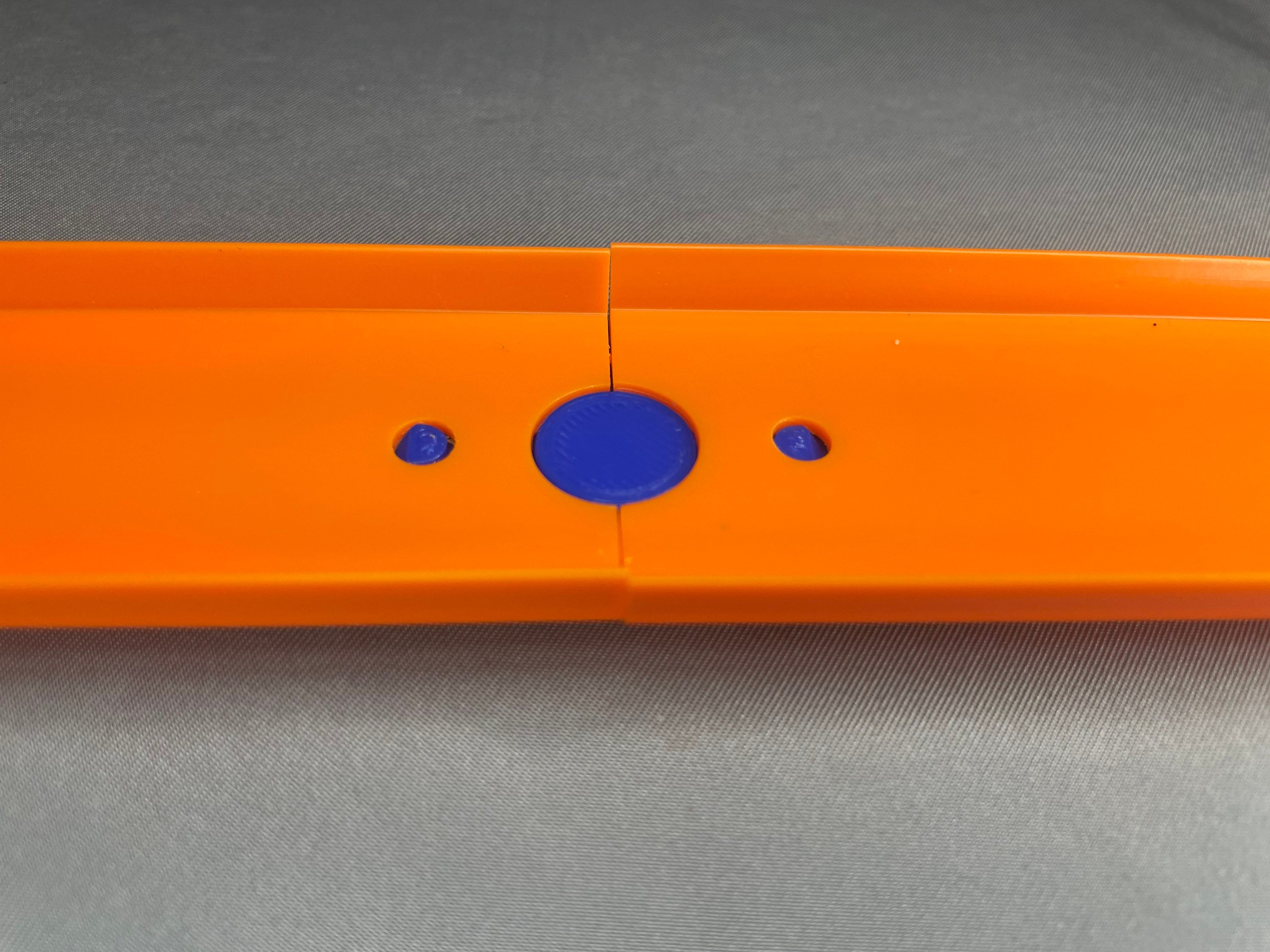 Pinces De Raccord Bleues Pour Circuit De Voitures Miniatures - Compatible Hot Wheels Et Matchbox