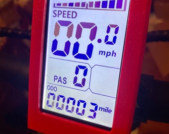 Lectric XP Red M5 Display Protective Cover 2.0, 3.0, Premium , Trike & Lite, + Free Screen Protector!