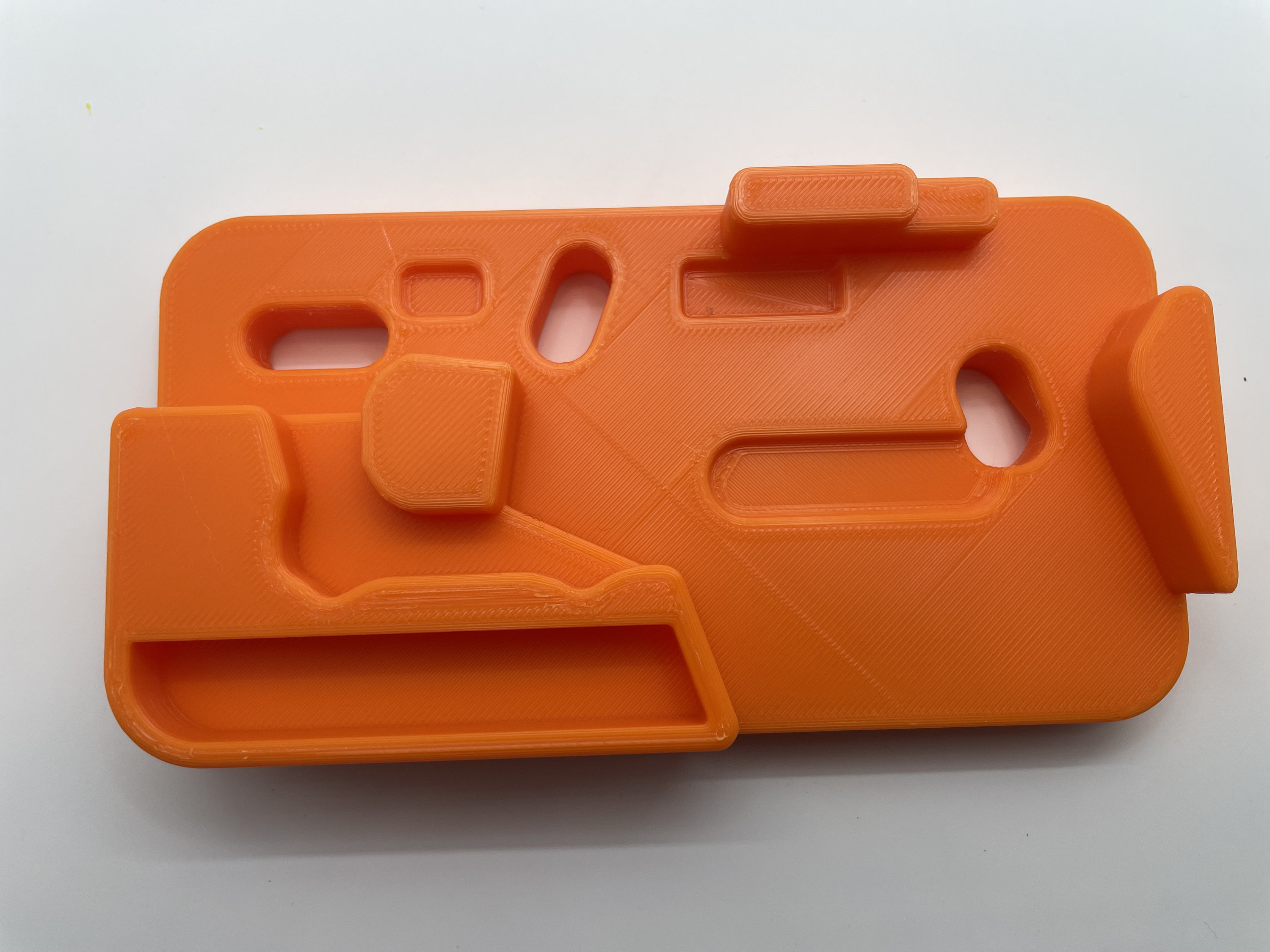 Glock Armorer's Bench Block With Pin Tray | Gunsmith Tool For All Glock Models | Orange Polymer