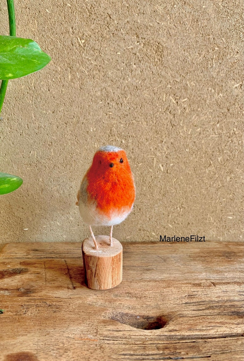 Robin felted image 2