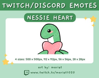 Twitch/Discord Emote | Nessie Heart