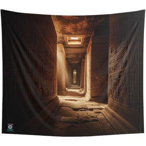 Ancient Ruins Backdrop Tapestry| Game Room Backdrop | Fantasy Background | Wall Hanging Tapestry