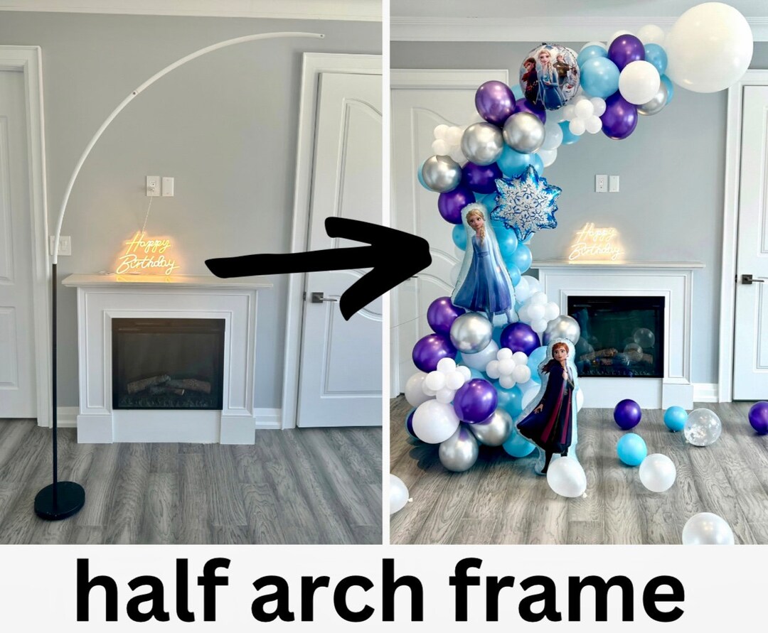 Curved Half Arch Frame for Balloon Businesses and Balloon Etsy