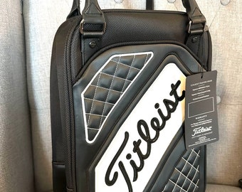 Golf Shag Bag - Black & White