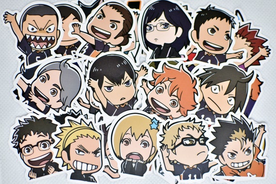 Haikyuu!! Anime Stickers: Waterproof Vinyl Decals - 40 Pack