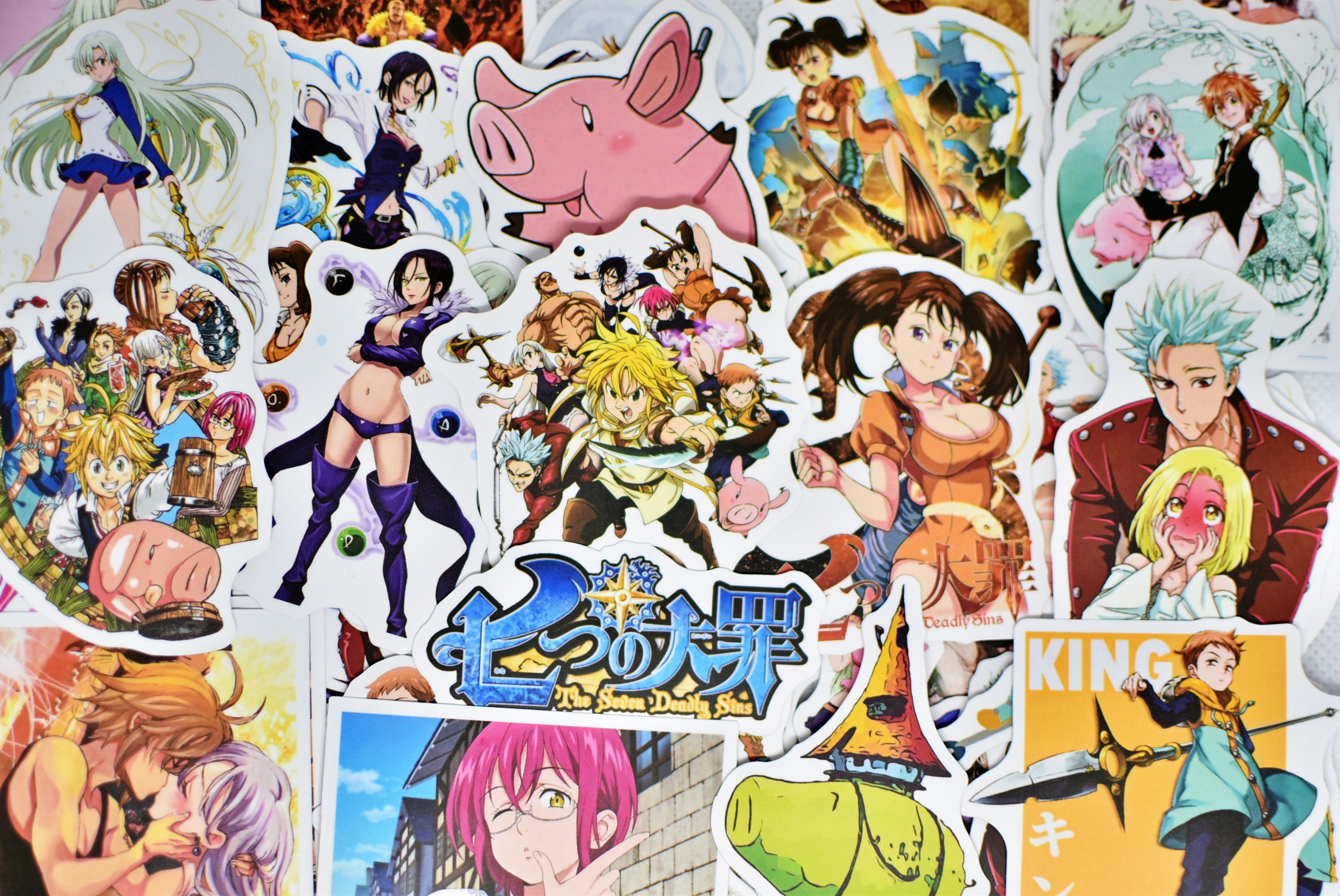 SRBB1021 nanatsu no taizai seven deadly sins king anime Car Window Decal  Sticker