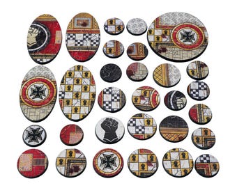 Oath Citadel Instabases – Färgade natursköna baser