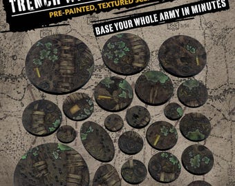 Battlefield: Trench Warfare - Coloured Scenic Bases