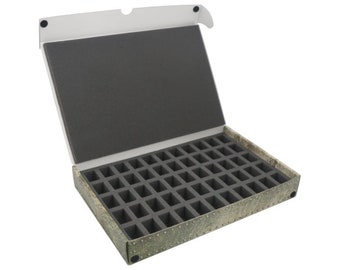 Full-size standard box for 55 small miniatures on 25mm bases