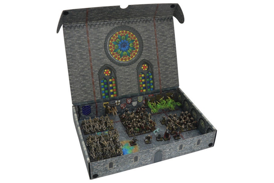 Vanguard Box with additional metal plate attached to the inner back side (Fantasy)